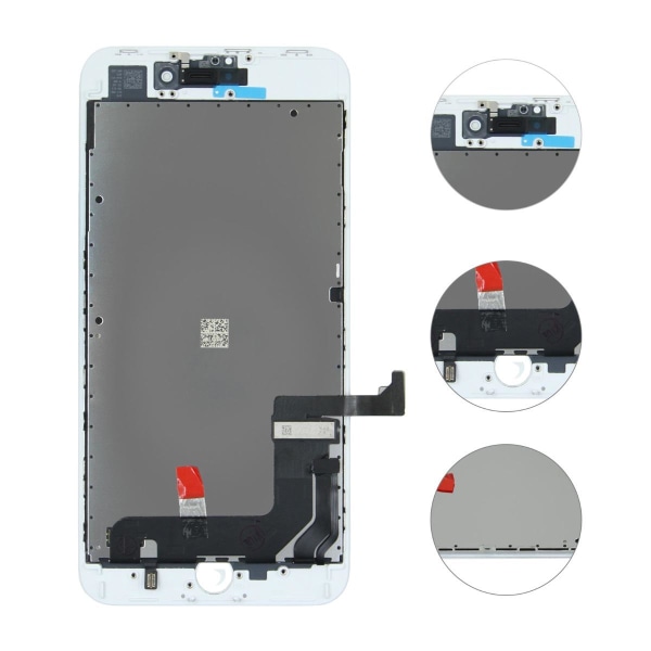 iPhone 8 Plus LCD Skärm DTP - Vit (Tagen från ny iPhone) White
