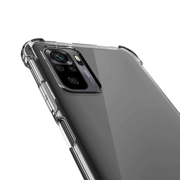 Xiaomi Redmi Note 11 Stöttåligt TPU Mobilskal - Transparent Transparent