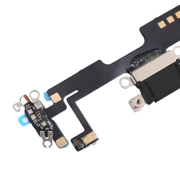 iPhone 14 Laddkontakt med Flexkabel Original - Svart Svart