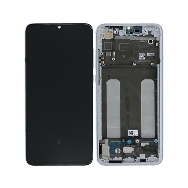 Xiaomi Mi 9 Lite Skärm Original Service Paket - Vit White