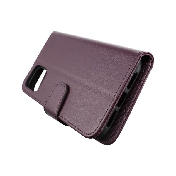 iPhone 11 Plånboksfodral Extra Kortfack Rvelon - Mörklila Dark purple