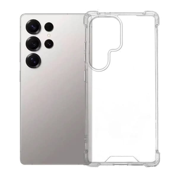Mobilskal Stöttåligt för Samsung S26 Ultra - Transparent transparent