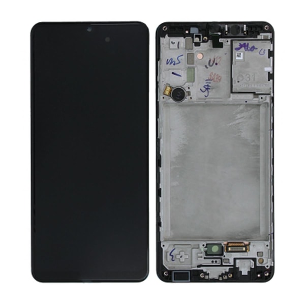 Samsung Galaxy A31 Skärm med LCD Display Original - Svart Svart