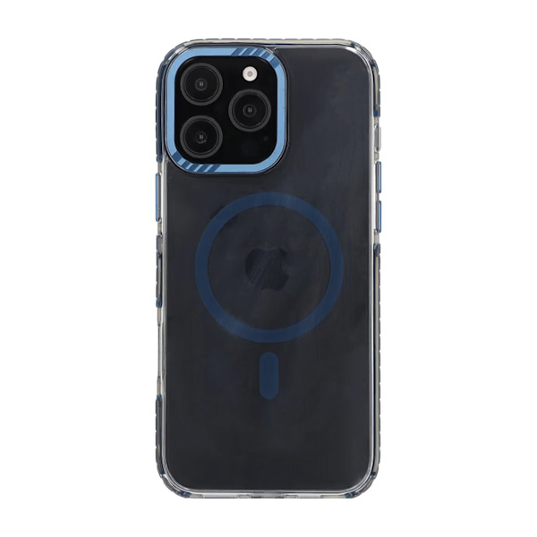 iPhone 16 Pro Max Rvelon Mobilskal Magnet Förstärkt - Blå Blå