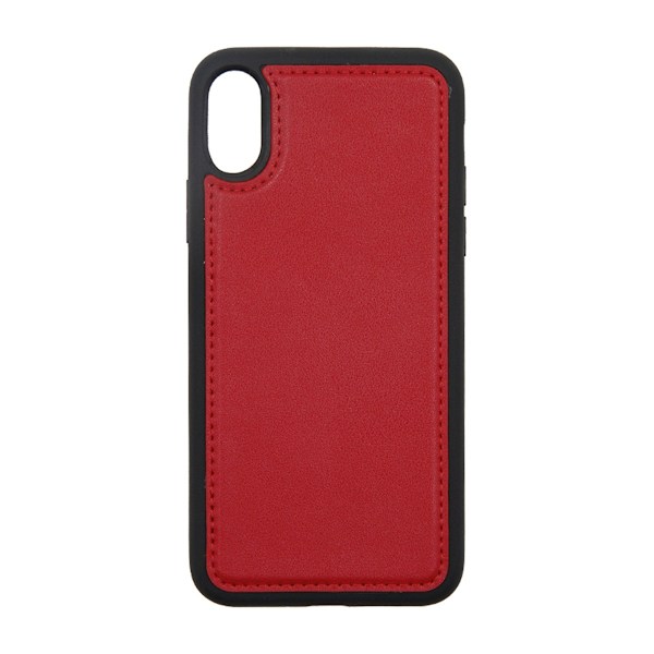 iPhone X/XS Plånboksfodral Magnet Läder med Stativ G-SP - Röd Red