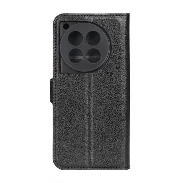 OnePlus 12 5G Plånboksfodral med Stativ - Svart Svart