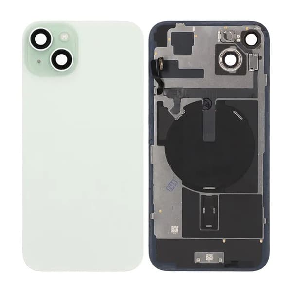 iPhone 15 Plus Baksida Glas Komplett OEM - Grön Grön