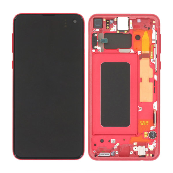 Samsung Galaxy S10e (SM-G970F) Skärm med LCD Display Original - Röd Red