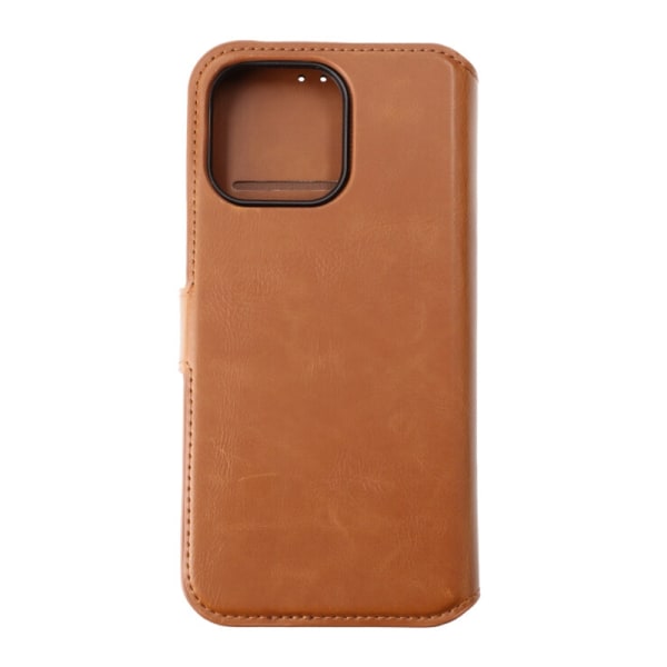 iPhone 15 Pro Max Plånboksfodral Magnet Rvelon - Brun Brown