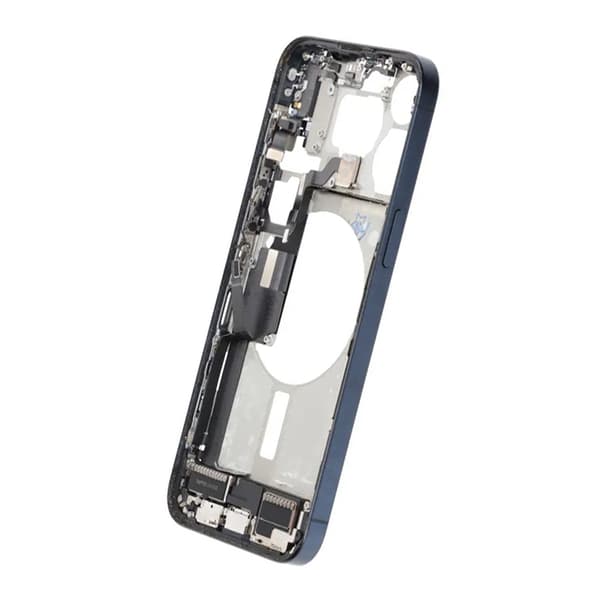 Mittenram med smådelar för iPhone 15 Pro Max - Blå Titan OEM Blå