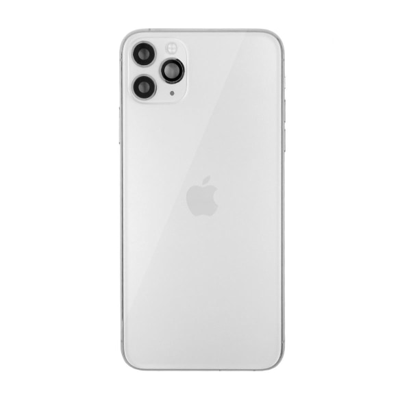 iPhone 11 Pro Max Baksida med Komplett Ram - Vit White