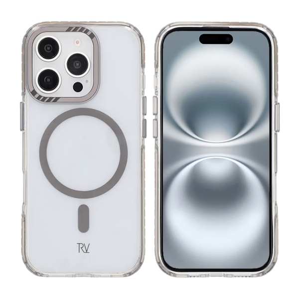 iPhone 16 Pro Rvelon Mobilskal Magnet Förstärkt - Grå grå