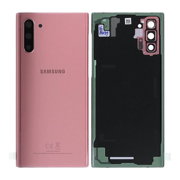 Samsung Galaxy Note 10 (SM-N970F) Baksida Original - Rosa Ljusrosa