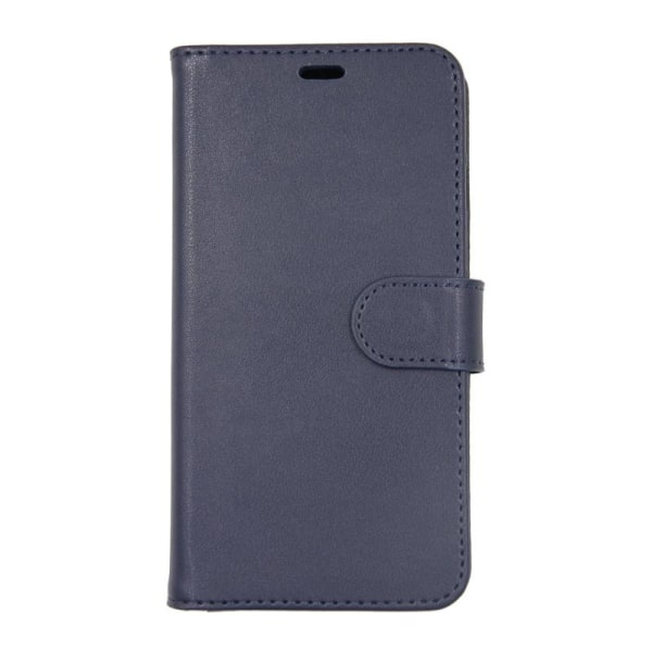 iPhone X/XS Plånboksfodral Läder med Stativ - Blå Blue