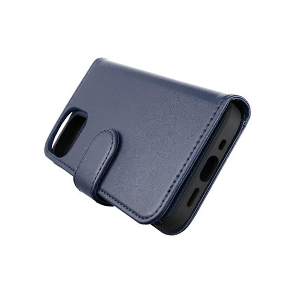 iPhone 13 Mini Plånboksfodral Magnet Rvelon - Blå Marinblå