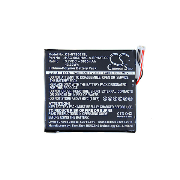 Nintendo Switch Batteri HAC-003 Black