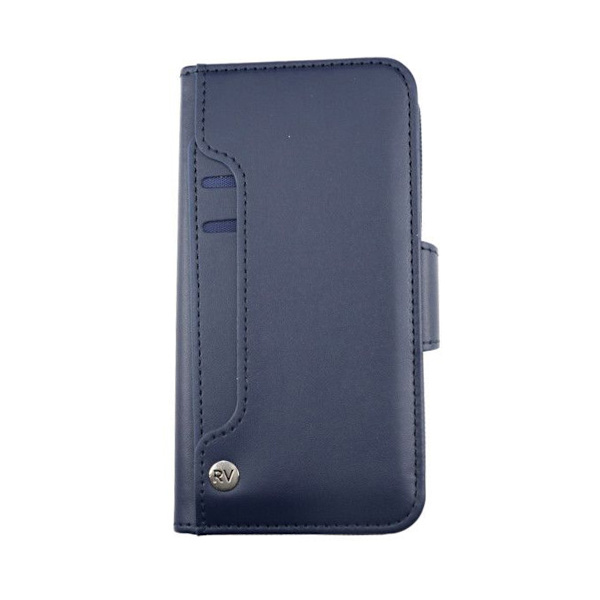 iPhone 13 Mini Plånboksfodral Extra Kortfack Rvelon - Blå Marinblå