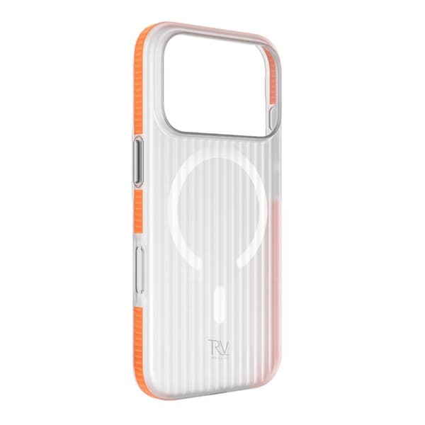 Rvelon Mobilskal Korrugerad Magsafe för iPhone 17 Pro - Orange Orange