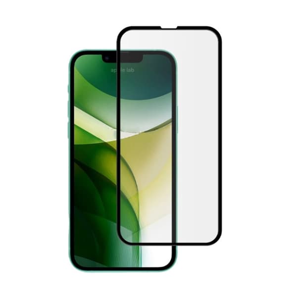 Skärmskydd iPhone 13/13 Pro/14/16e - 3D Härdat Glas Svart (miljö) Black