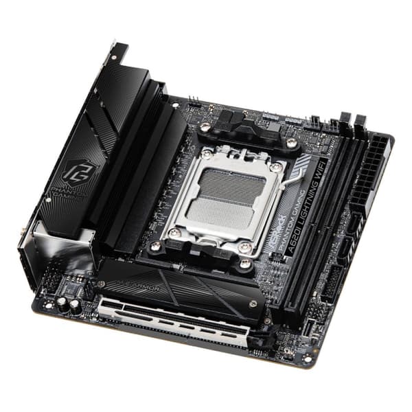 ASRock A620I Lightning WiFi Mini-ITX Moderkort - Nyskick