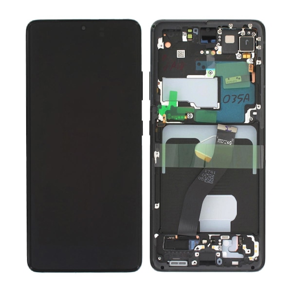 Samsung Galaxy S21 Ultra 5G Skärm med LCD Display Original - Svart Svart