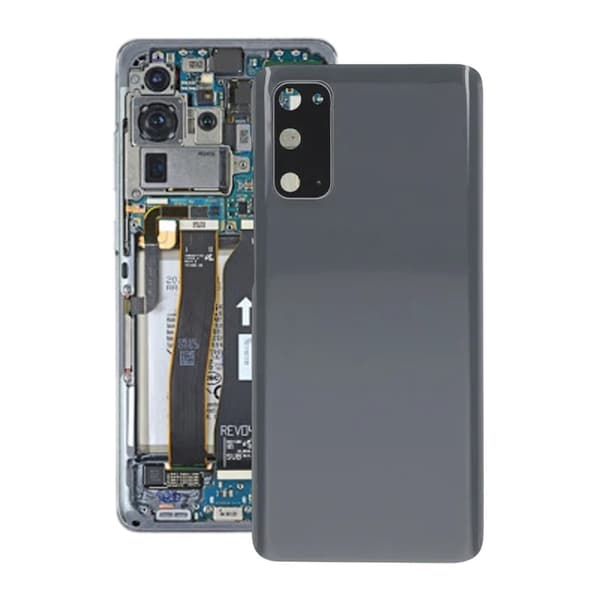 Samsung Galaxy S20 SM-G980F Baksida Bra Kvalitet - Rymdgrå harmaa