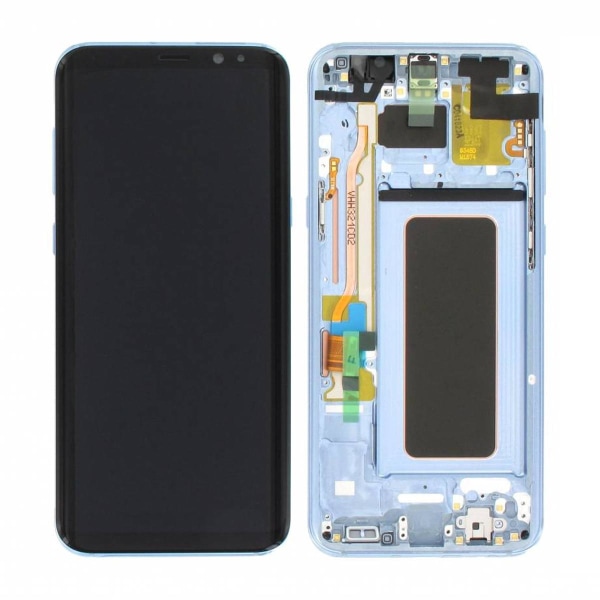 Samsung Galaxy S8 Plus (SM-G955F) Skärm med LCD Display Original - Korall Blå Ocean blå