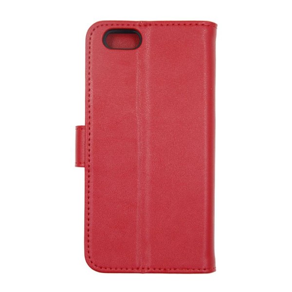 iPhone 6/6S Plånboksfodral Läder med Stativ - Röd Red