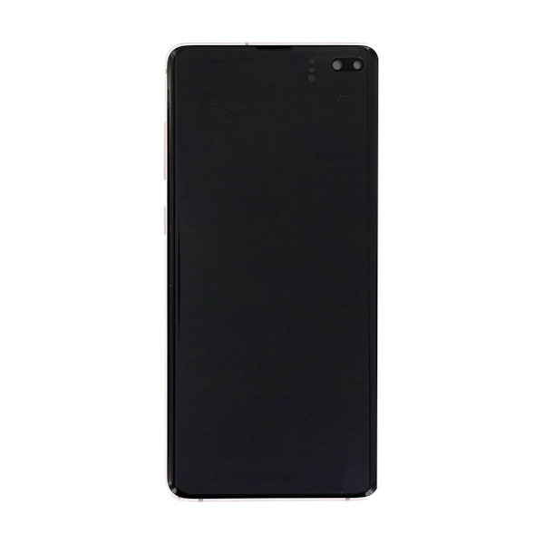 Samsung Galaxy S10 Plus (SM-G975F) Skärm med LCD Display Original - Vit Vit