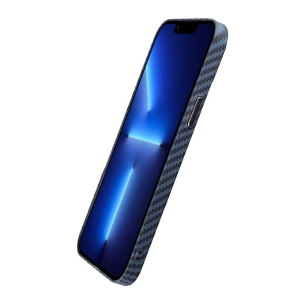 Kolfiber Skal iPhone 12 Pro Max - Blå Blå