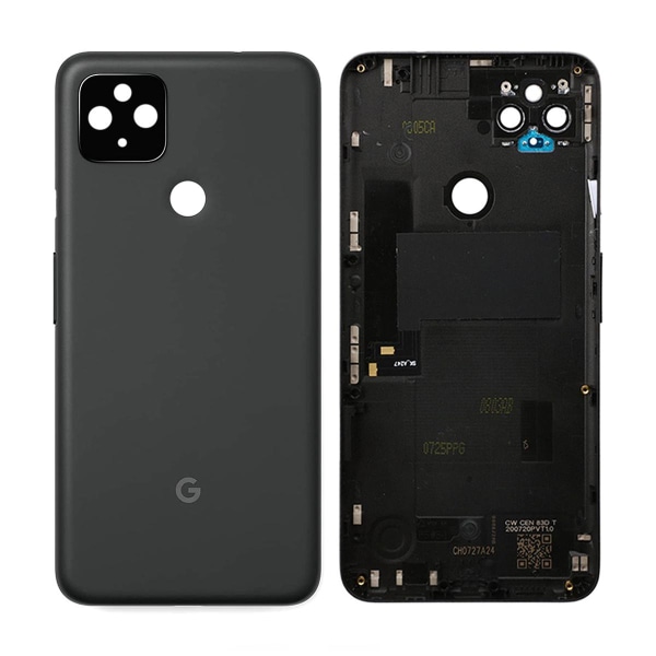 Google Pixel 4A 5G Baksida/Komplett Ram OEM - Svart Black