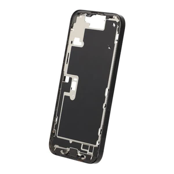 Mittenram med smådelar för iPhone 16 Pro Max - Svart Titan OEM Svart
