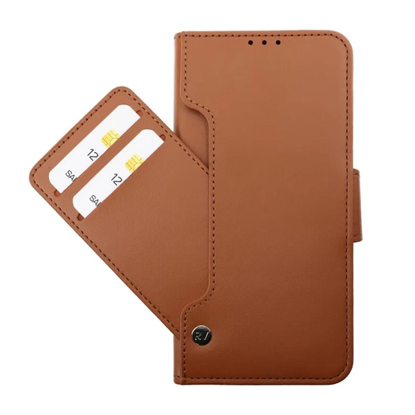 Samsung Galaxy S23 Plus 5G Plånboksfodral Extra Kortfack Rvelon - Brun Brown