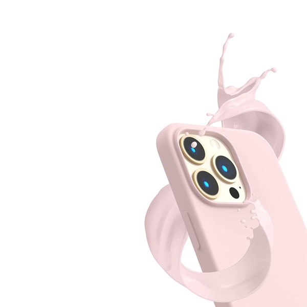 Mobilskal Silikon iPhone 13 Pro Max - Ljusrosa Light pink
