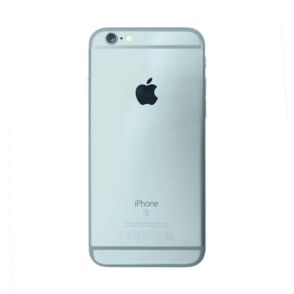 iPhone 6S Baksida med Komplett Ram med Batteri - Svart (Begagnad) Black