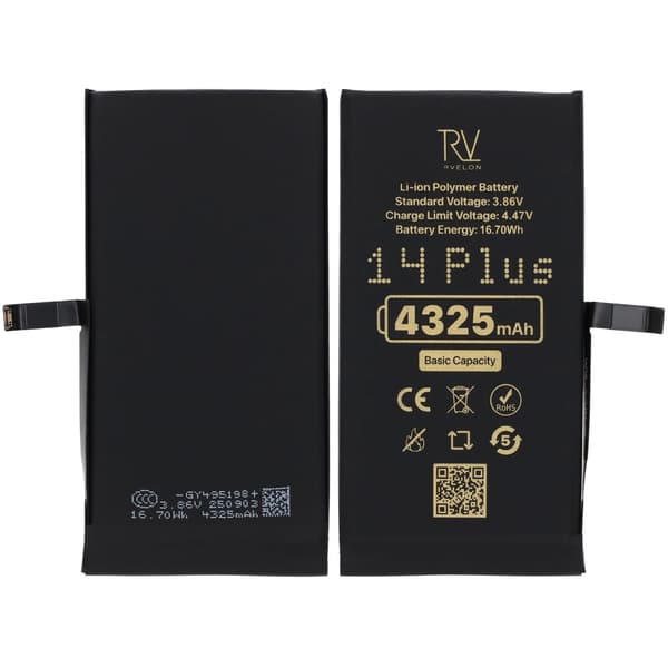 Rvelon Premium Batteri til iPhone 14 Plus - 4325mAh