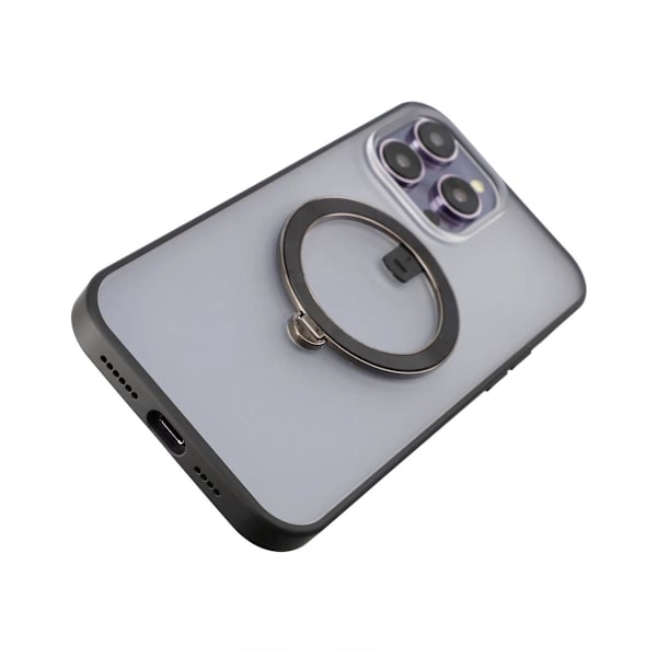 iPhone 14 Pro Skal med MagSafe Stativ Rvelon - Svart Black