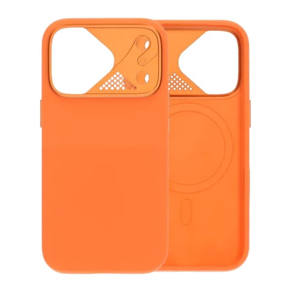 Amru Liquid Silicone Phone Case - iPhone 17 Pro Orange orange