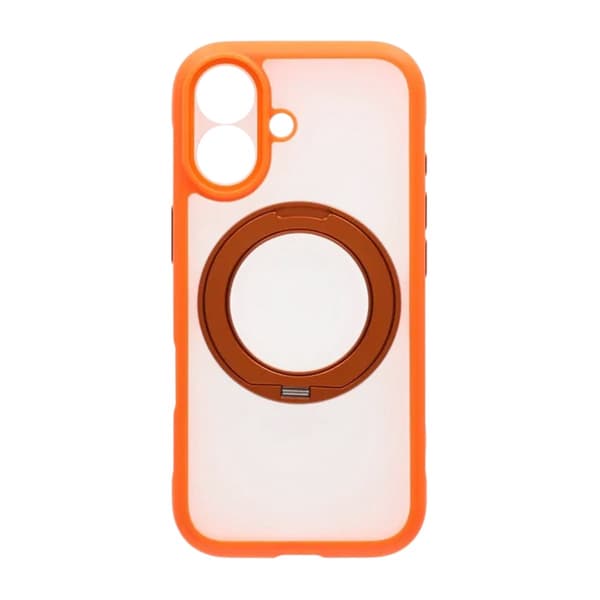 Skal med Roterbart MagSafe-Stativ för iPhone 17 - Orange orange