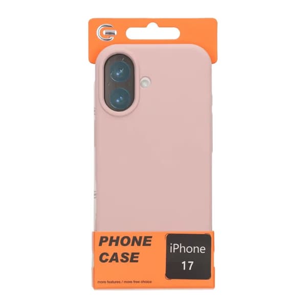 Mobilskal Mjukt Silikon för iPhone 17 - Rosa Pink