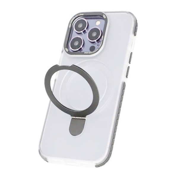 iPhone 15 Pro Max Mobilskal med Magsafe och Stativ - Grå grå