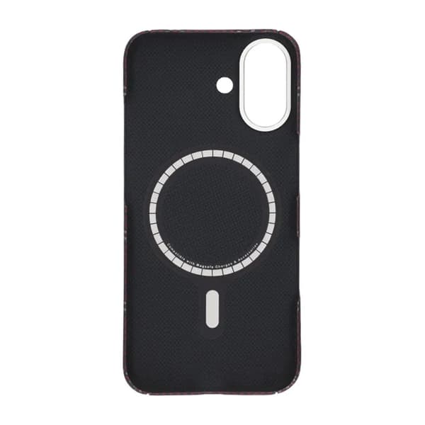Kevlar MagSafe-kuori iPhone 17:lle - Punainen ruudukolla punainen