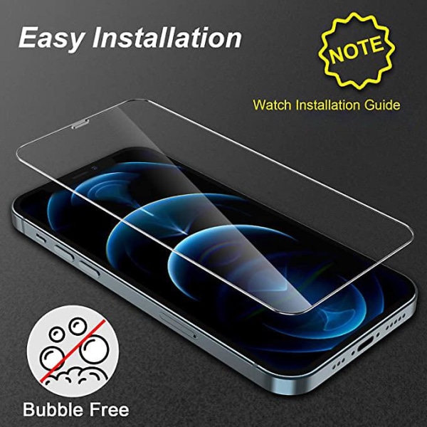 Skärmskydd iPhone 12 Pro Max - Härdat Glas 0.2mm (miljö)