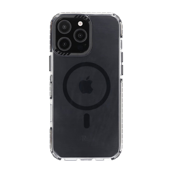 iPhone 16 Pro Max Rvelon Mobilskal Magnet Förstärkt - Svart Svart