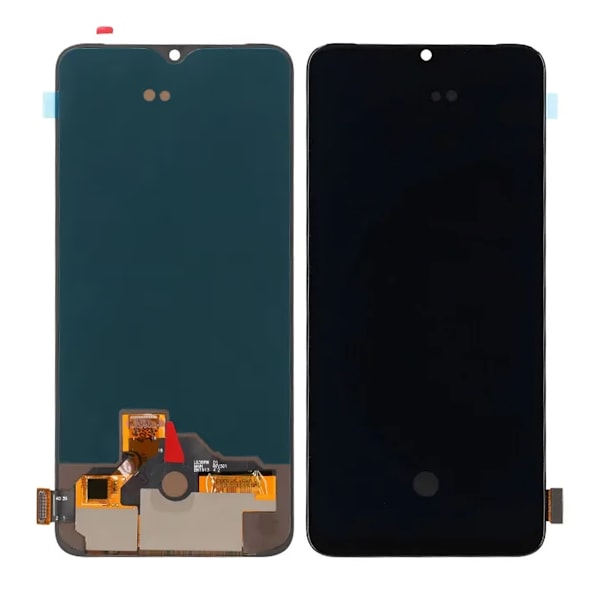 OnePlus 7 Skärm/Display - Svart Black