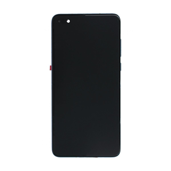 Huawei P40 Skärm/Display med Batteri Original - Blå Blue