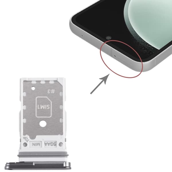 Samsung Galaxy S23 FE Simkortshållare - Grafit svart