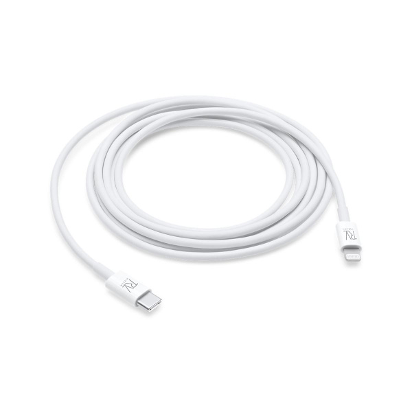 Rvelon USB-C till Lightning Kabel 2m Vit