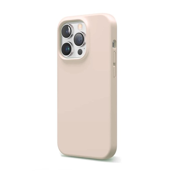 iPhone 14 Pro Max Silikonskal - Sand Rosa Baby rosa