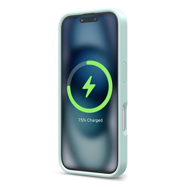 iPhone 16 Pro Mobilskal Silikon Magnet Rvelon - Grön Grön